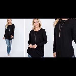 Soft Rounded Bottom T-shirt NWT